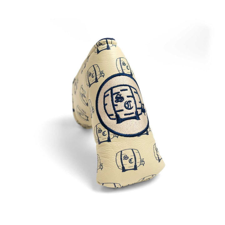Headcover | Winston 'Blade' - Eggshell Leather/Barrel