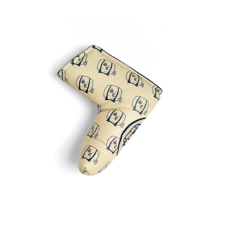 Headcover | Winston 'Blade' - Eggshell Leather/Barrel