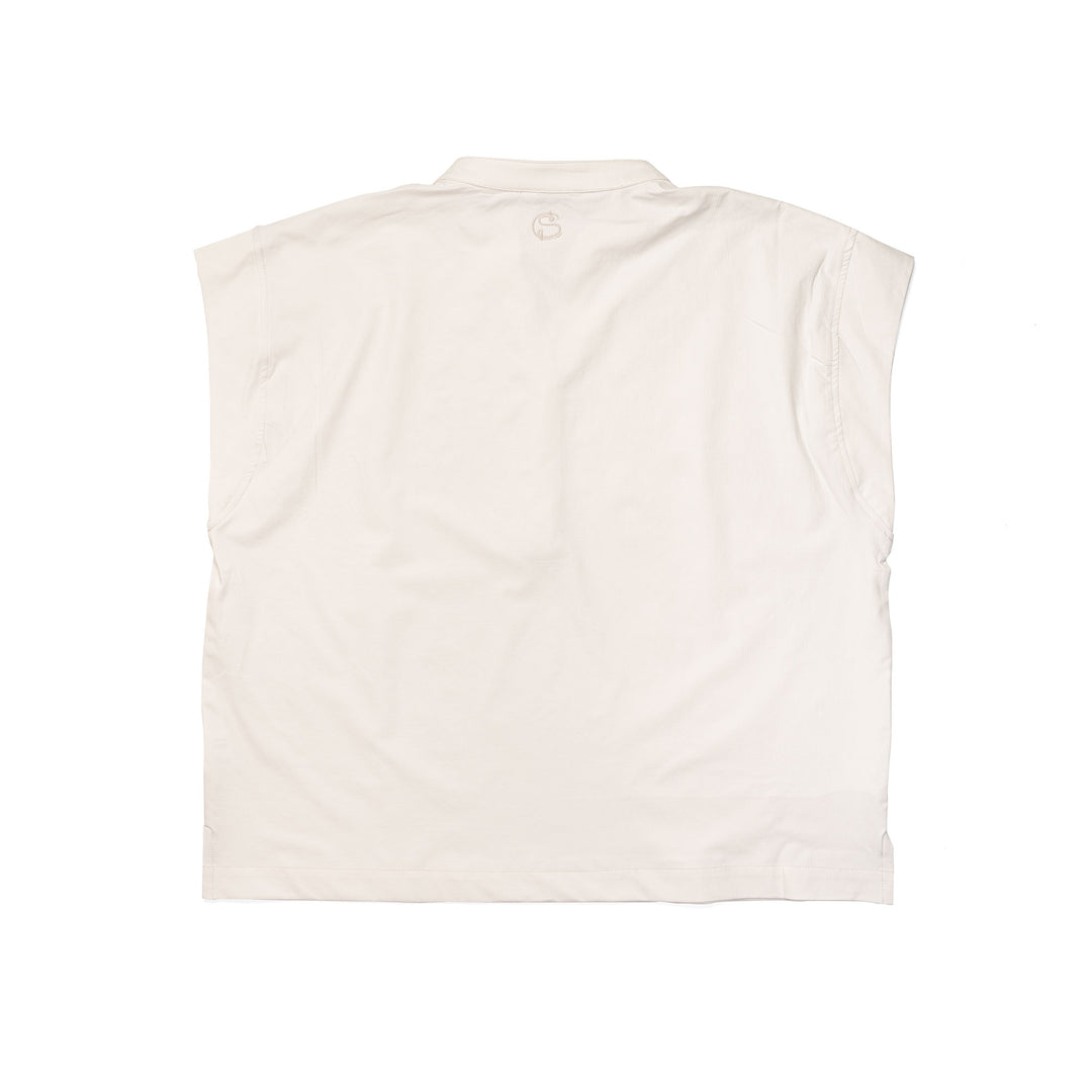 Women's Top | Honors 'The Split Neck Shirt' - Cream/SC