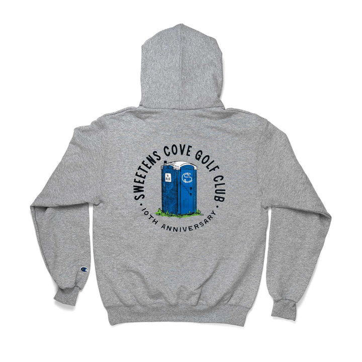 Men's Sweatshirt | Champion Fleece Hoodie - Heathered Gray/Sequatchie Valley GCC