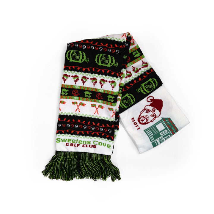 Scarf | Ugly Christmas Sweater Scarf Sweetens Cove Golf Club