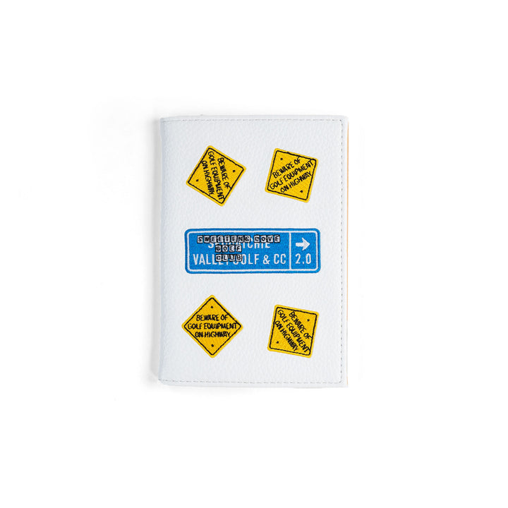 Scorecard Holder | PRG 'Elite' - White/Road Sign