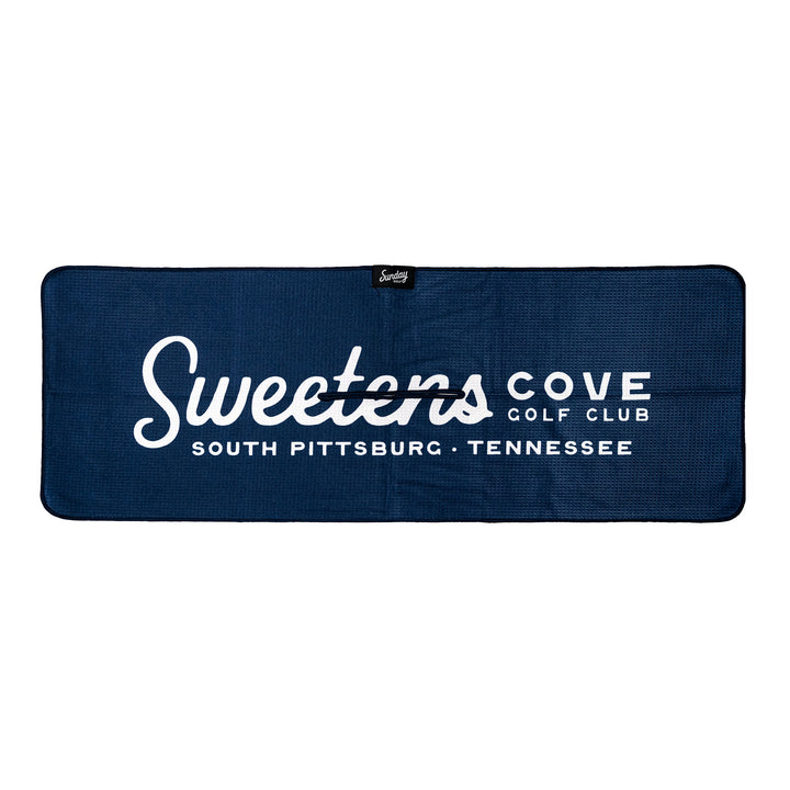 Towel | Sunday Golf 'Classic Golf Towel' - Navy/Sweetens Cove