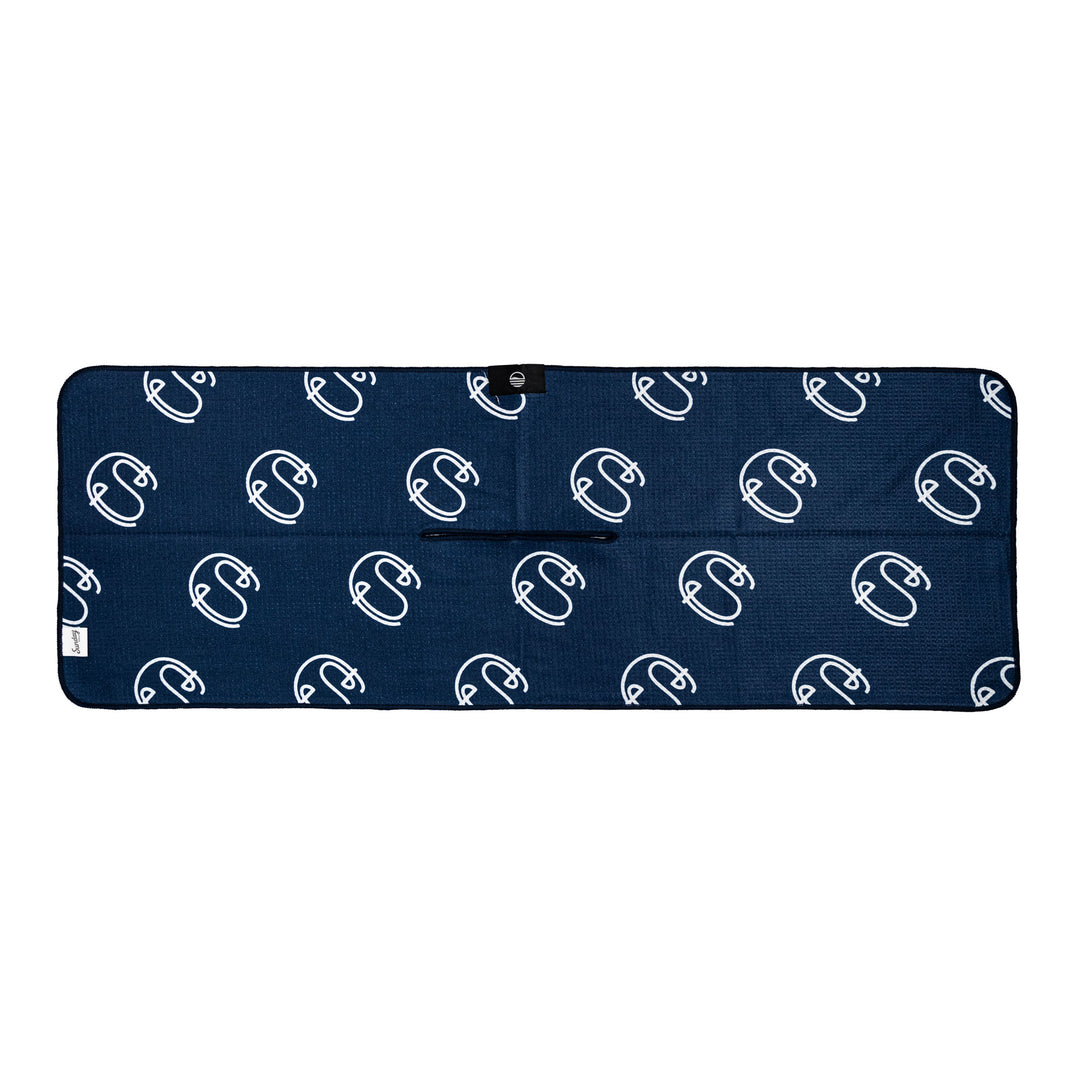 Towel | Sunday Golf 'Classic Golf Towel' - Navy/Sweetens Cove