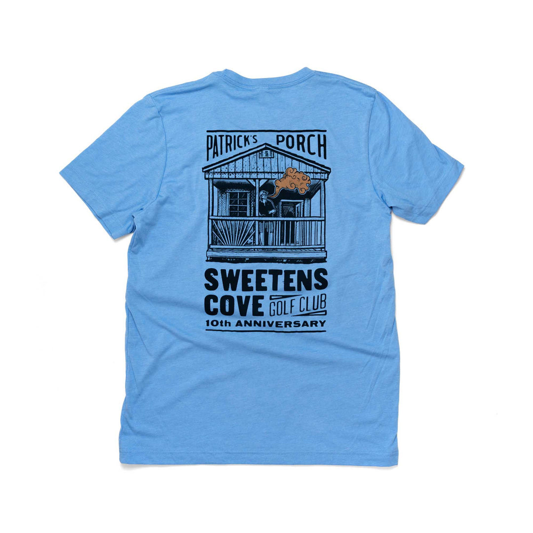 T-Shirt | Patrick's Porch 10th Anniversary T-Shirt- Blue
