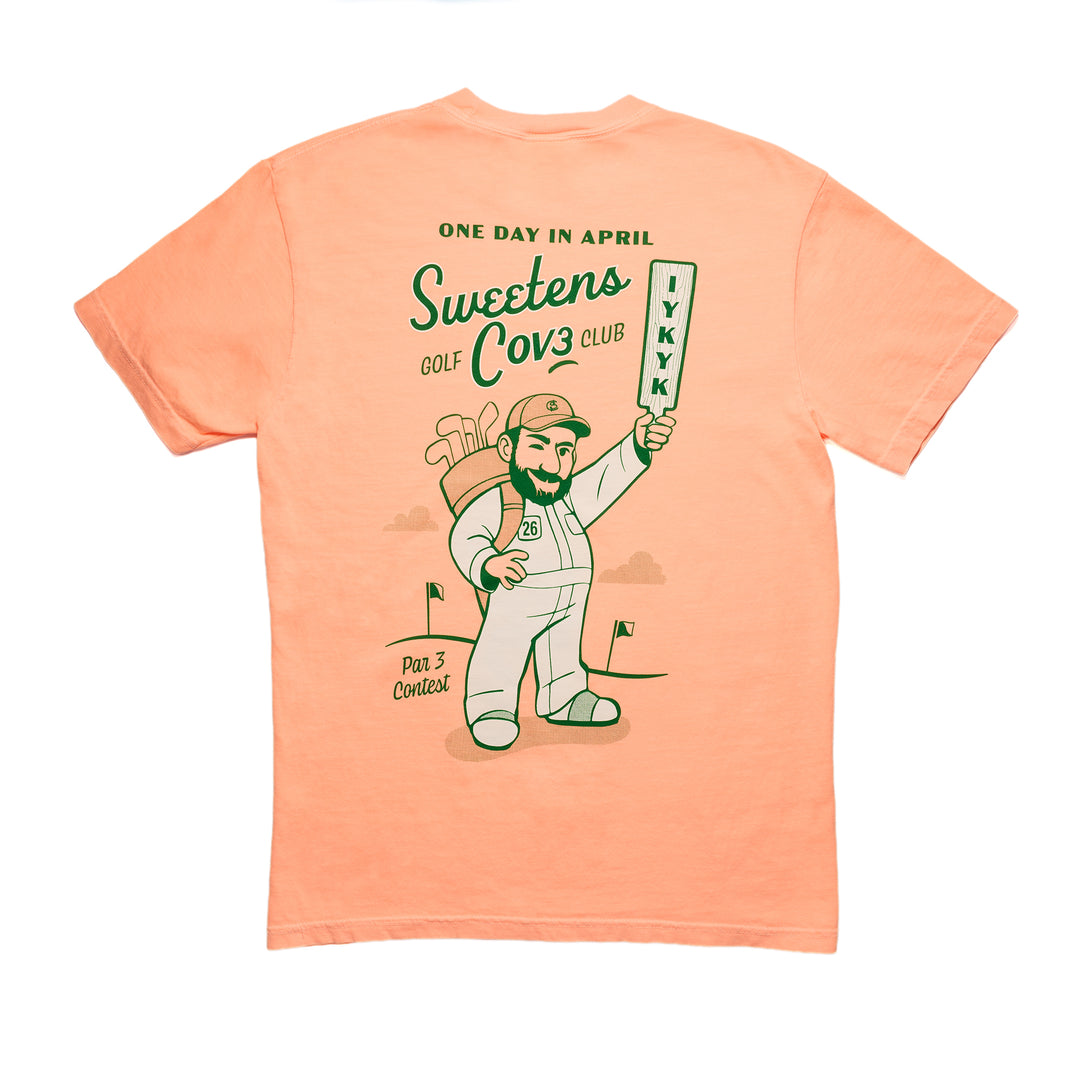 Men's T Shirt | One Day in April Peach T-Shirt