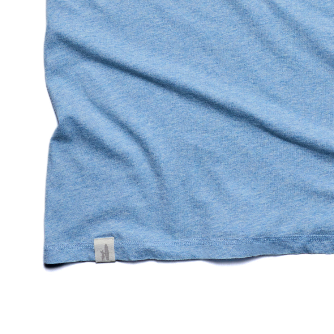 Men's T-Shirt | Heathered Spencer- Gulf Blue/ODIA