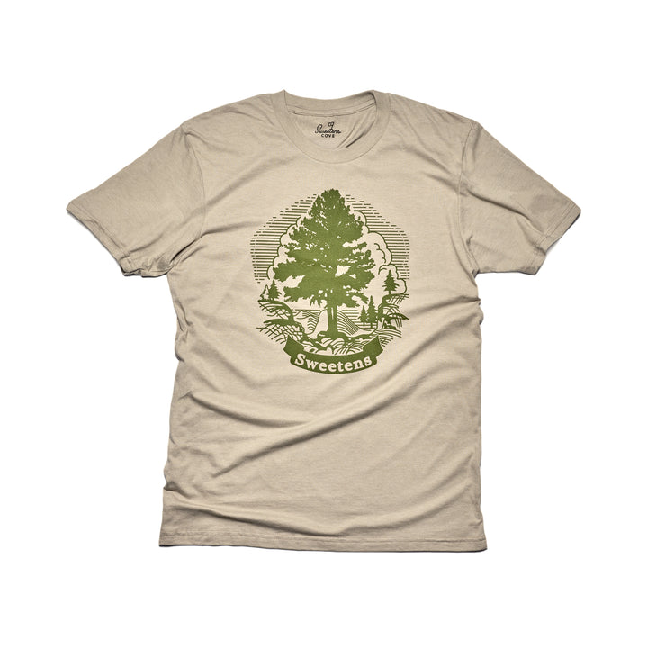 Men's T-Shirt | 'CVC' Recycled Tee - Heather Khaki/Dunwoody