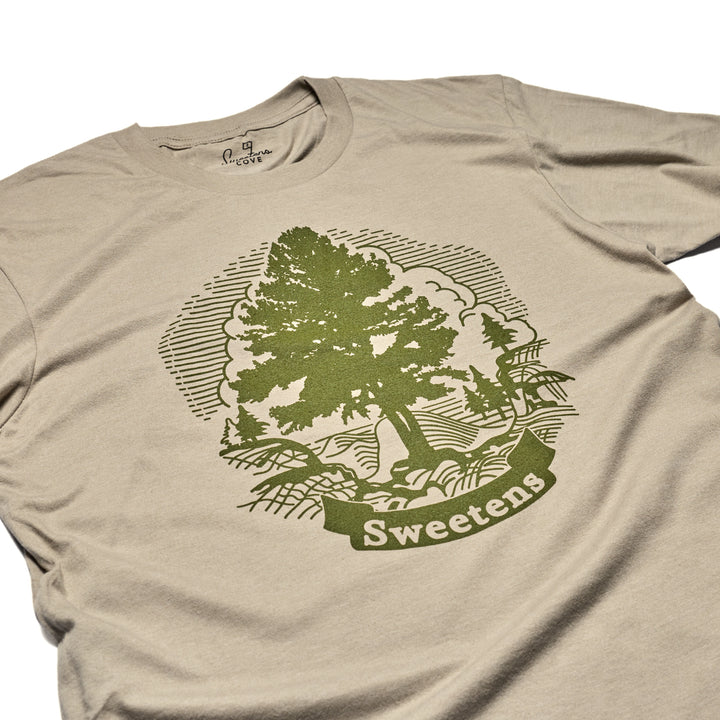 Men's T-Shirt | 'CVC' Recycled Tee - Heather Khaki/Dunwoody