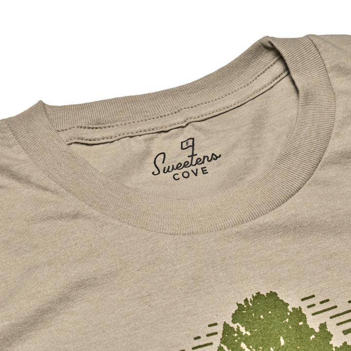 Men's T-Shirt | 'CVC' Recycled Tee - Heather Khaki/Dunwoody