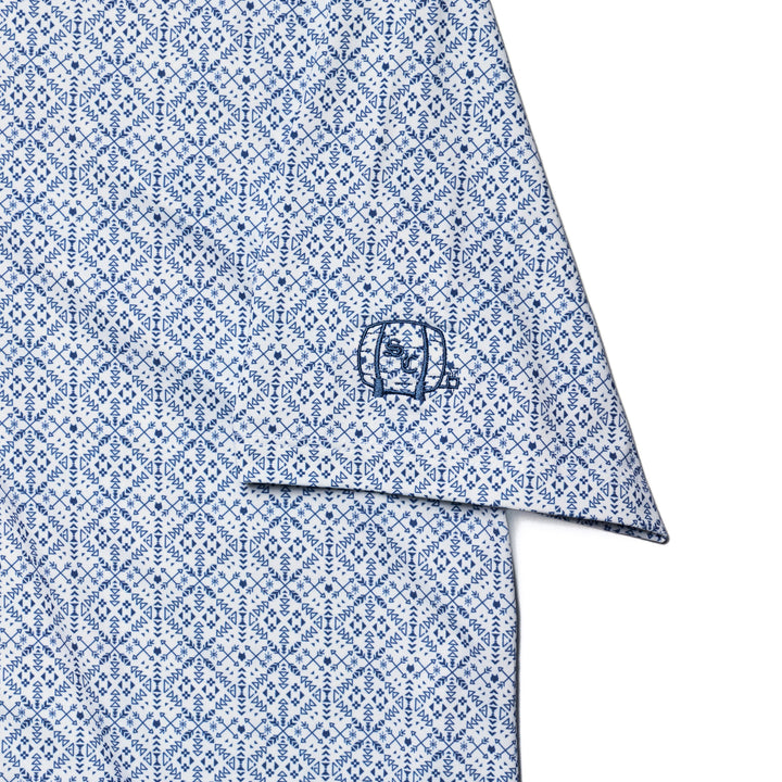 Men's Polo | Greyson 'Echo Falls' Polo - Arctic/Barrel