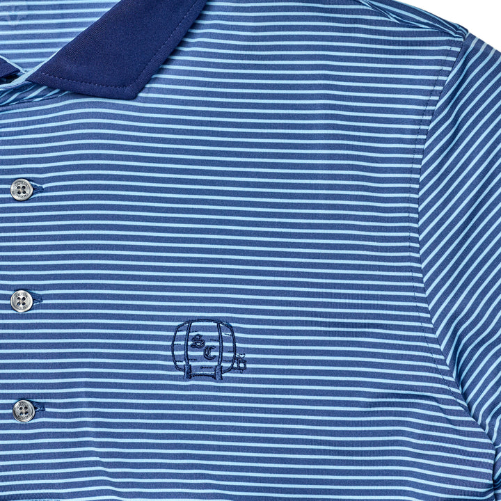 Men's Polo | 'Aurora' Polo - Falcon/Wolf Blue/Barrel