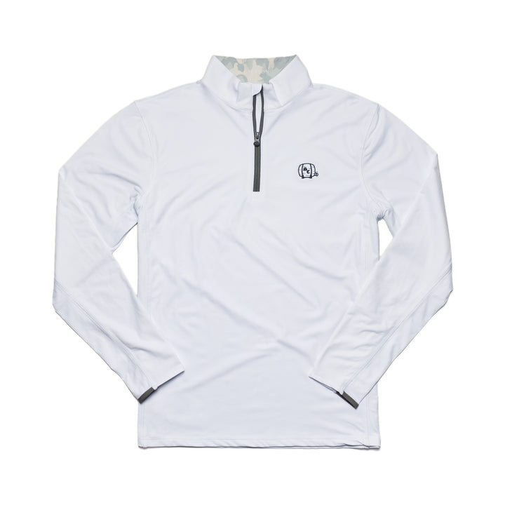 Pullover | Greyson Tate Quarter Zip - Arctic/Barrel