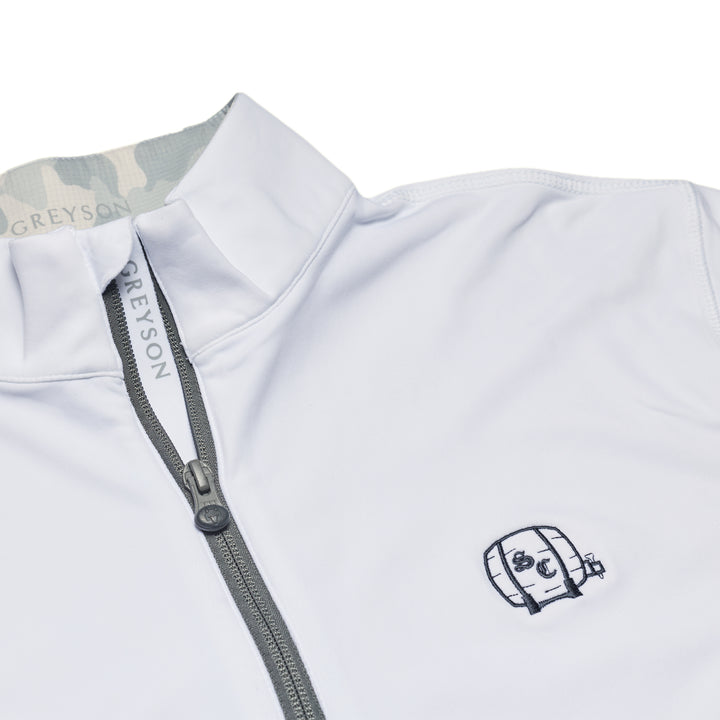 Pullover | Greyson Tate Quarter Zip - Arctic/Barrel