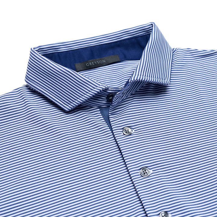 Men's Polo | Greyson Saranac Polo - Arctic/Falcon/Sweetens 9
