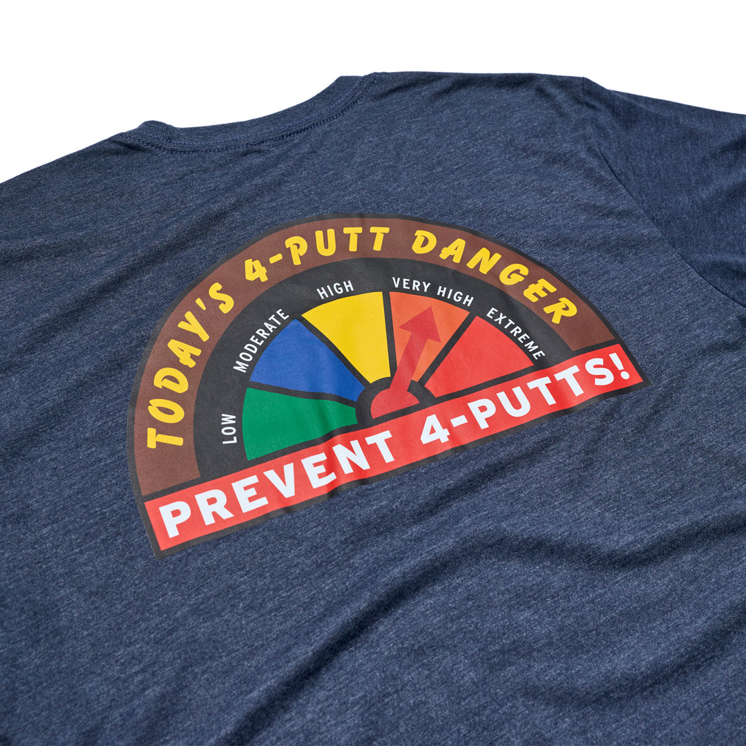 Men's T-Shirt | SWAG Golf Prevent 4 Putts T-Shirt - Navy