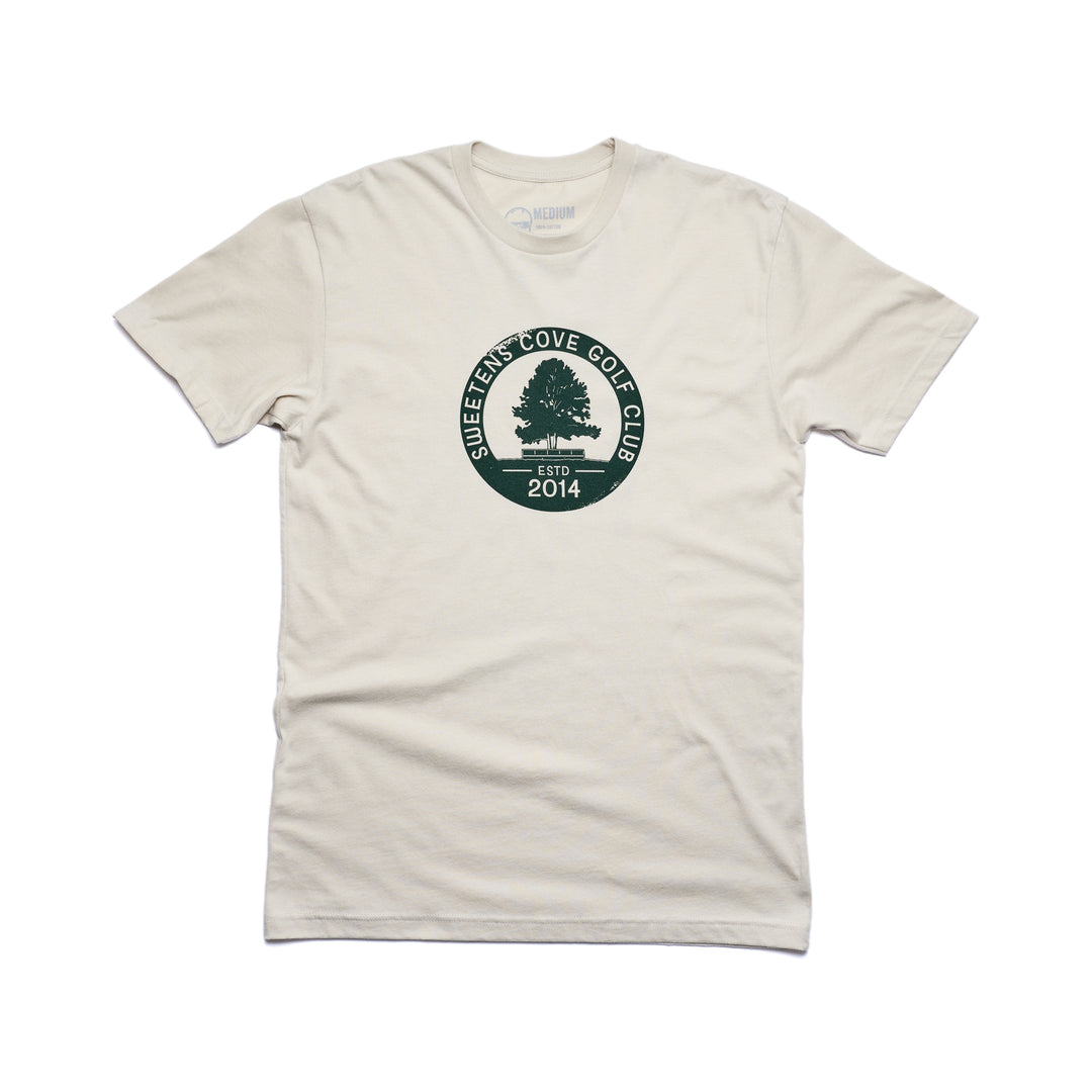 Men's T-Shirt | SWAG Golf Prevent 4 Putts T-Shirt - Beige