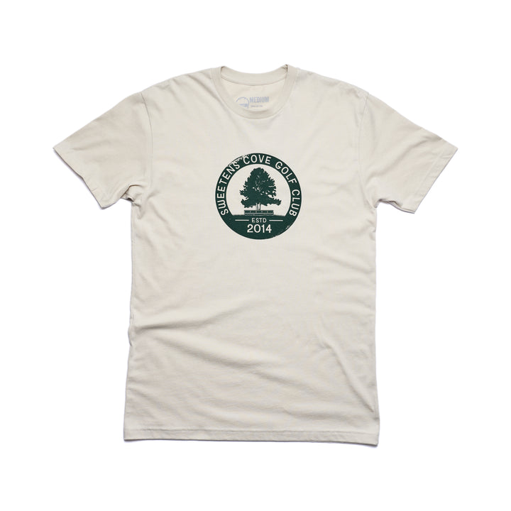 Men's T-Shirt | SWAG Golf Prevent 4 Putts T-Shirt - Beige