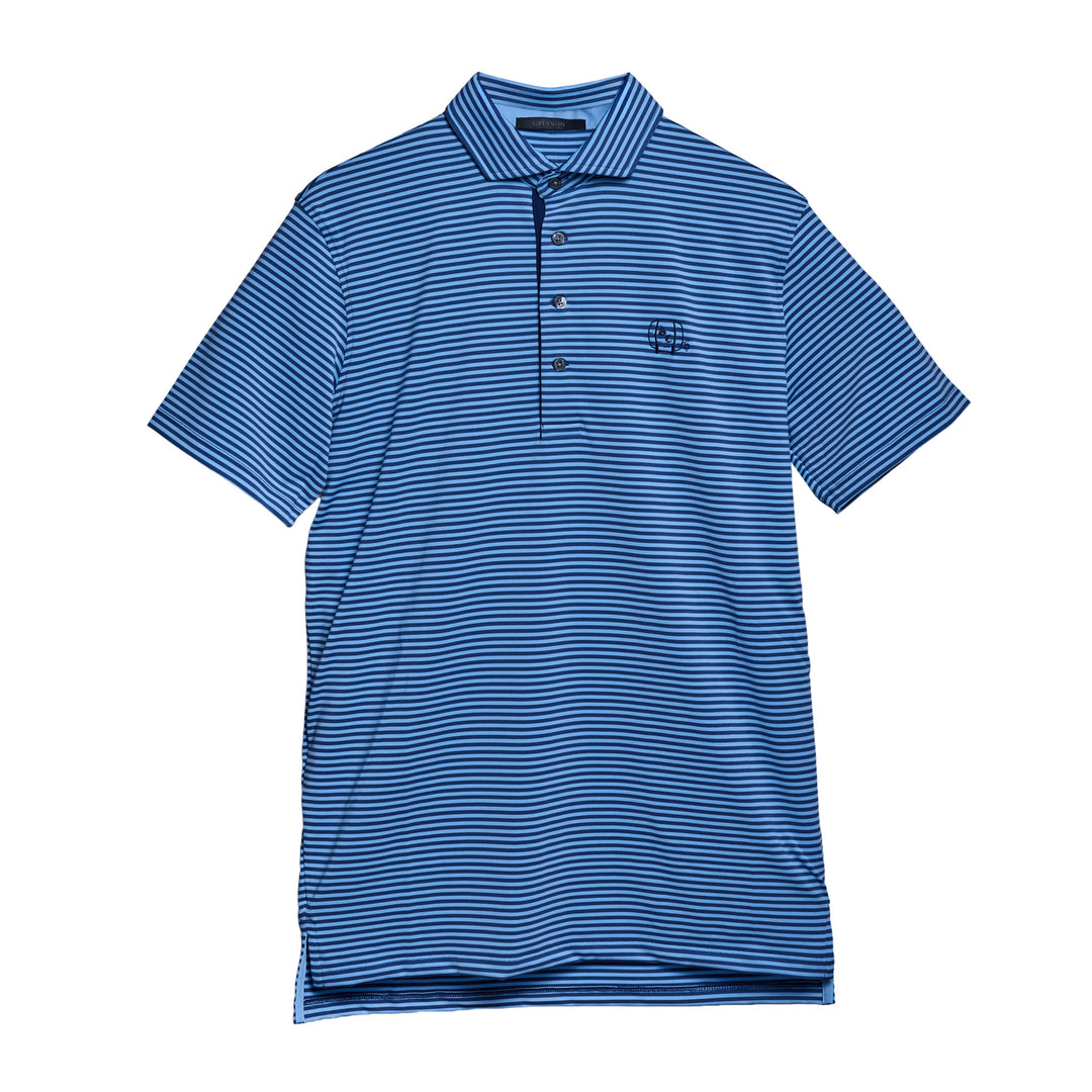 Men's Polo | Greyson Quogue Polo - Falcon/Wolf Blue/Barrel