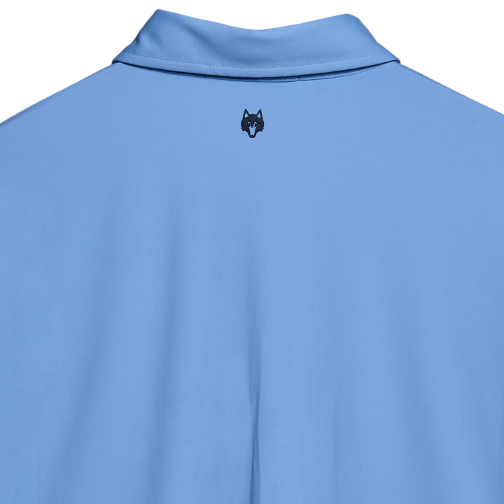 Men's Polo | Greyson Cayuse Polo - Wolf Blue/Barrel