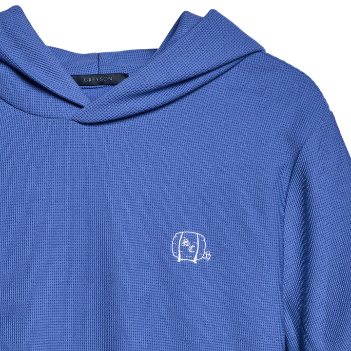 Pullover | Greyson Traverse Waffle Hoodie - Falcon/Barrel