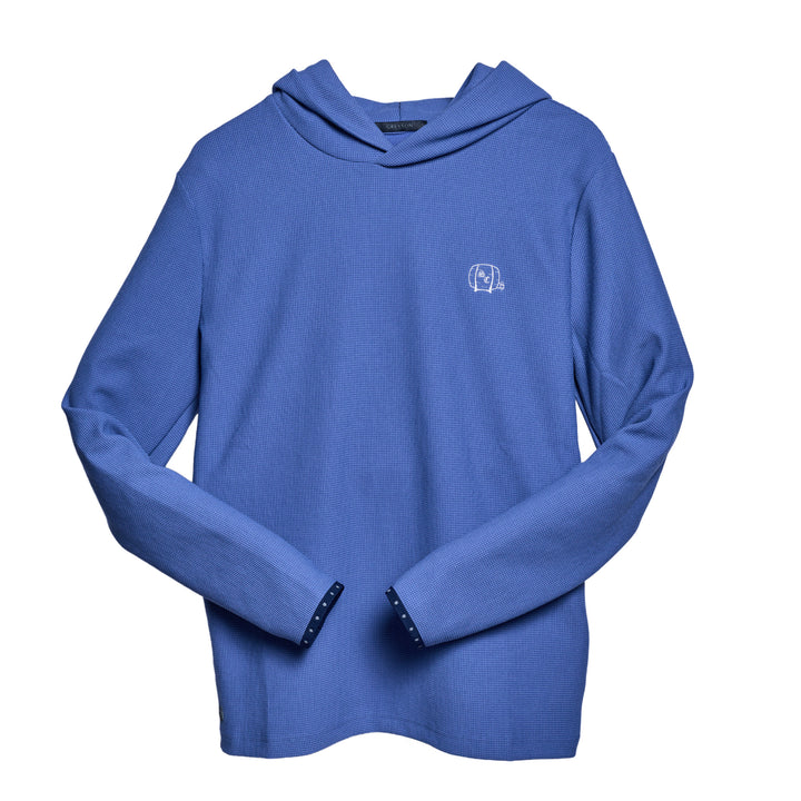 Pullover | Greyson Traverse Waffle Hoodie - Falcon/Barrel
