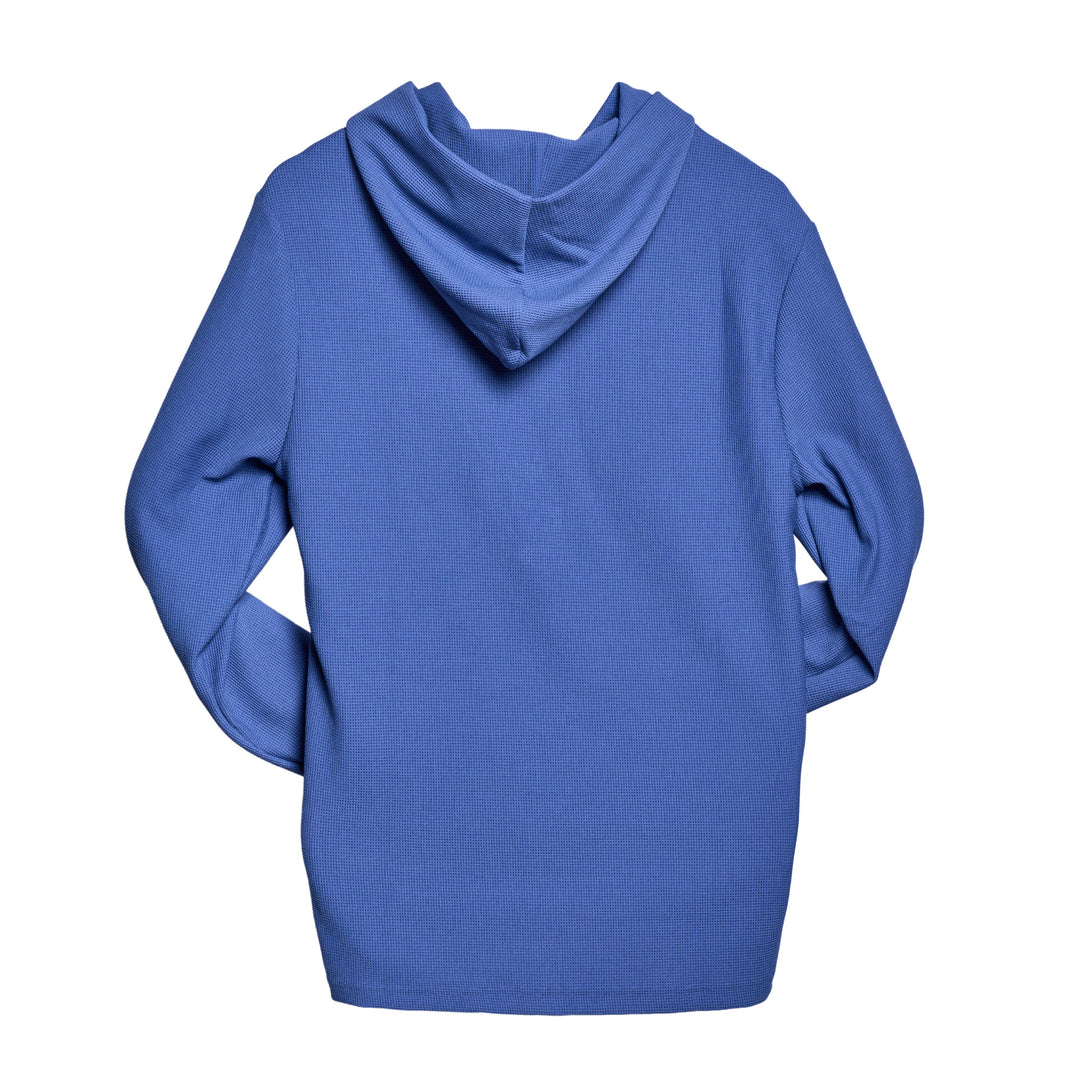 Pullover | Greyson Traverse Waffle Hoodie - Falcon/Barrel