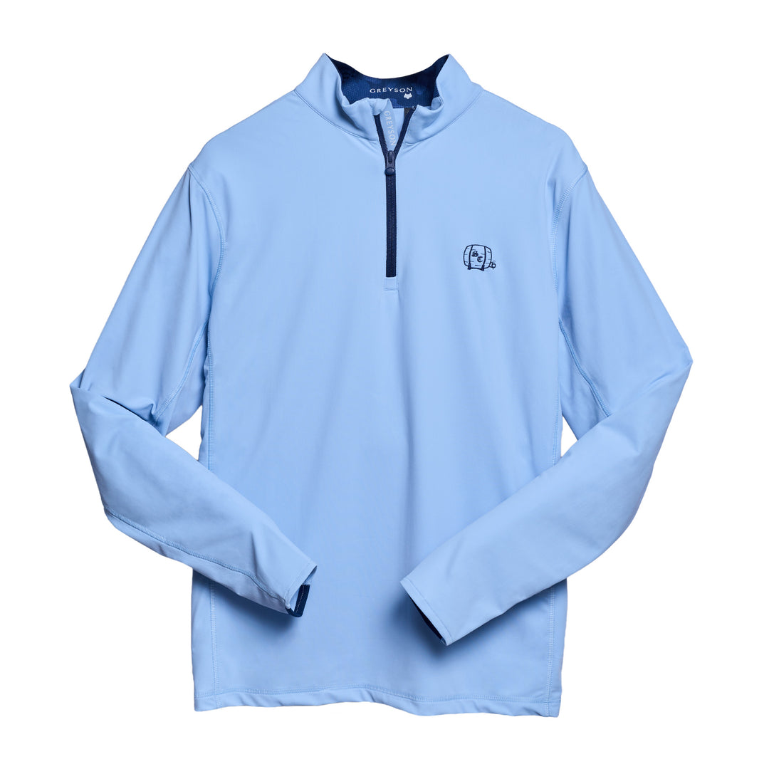 Pullover | Greyson Tate Quarter Zip - Wolf Blue/Barrel