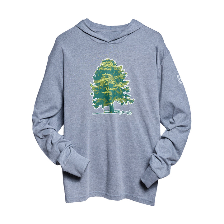 Men's Pullover| LS Dunwoody Hoodie Tee- DK Heathered Grey