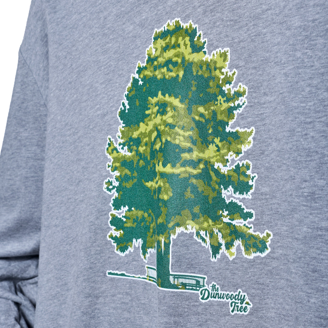 Men's Pullover| LS Dunwoody Hoodie Tee- DK Heathered Grey