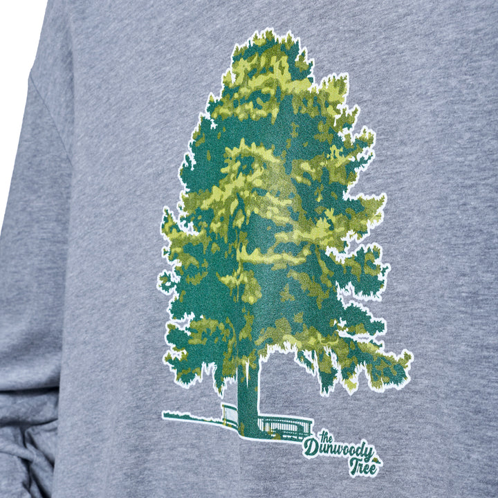 Men's Pullover| LS Dunwoody Hoodie Tee- DK Heathered Grey