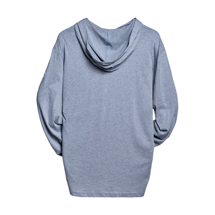Men's Pullover| LS Dunwoody Hoodie Tee- DK Heathered Grey