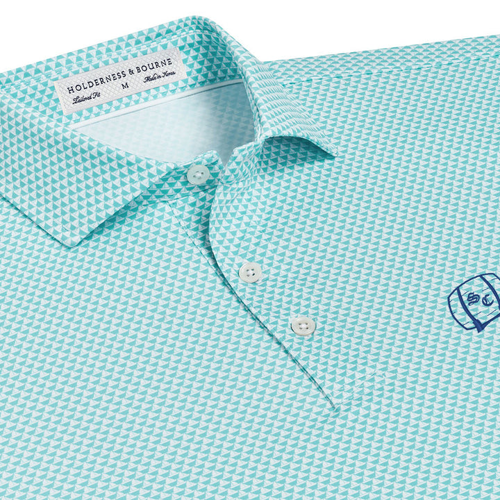 Men's Polo | Holderness & Bourne 'The Spinnaker' - Dorset/Barrel