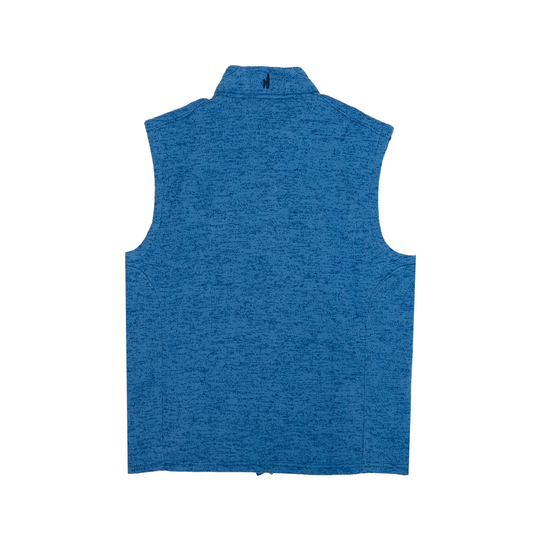 Men's Vest | Johnnie-O 'Denali' - Mid Blue/Barrel