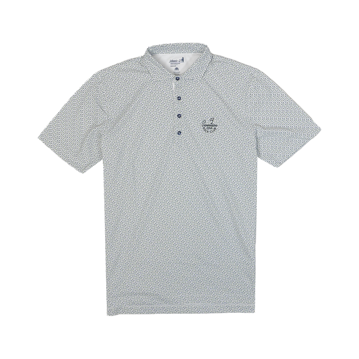 Men's Polo | Johnnie-O 'Spirits' - White/Sweetens 9