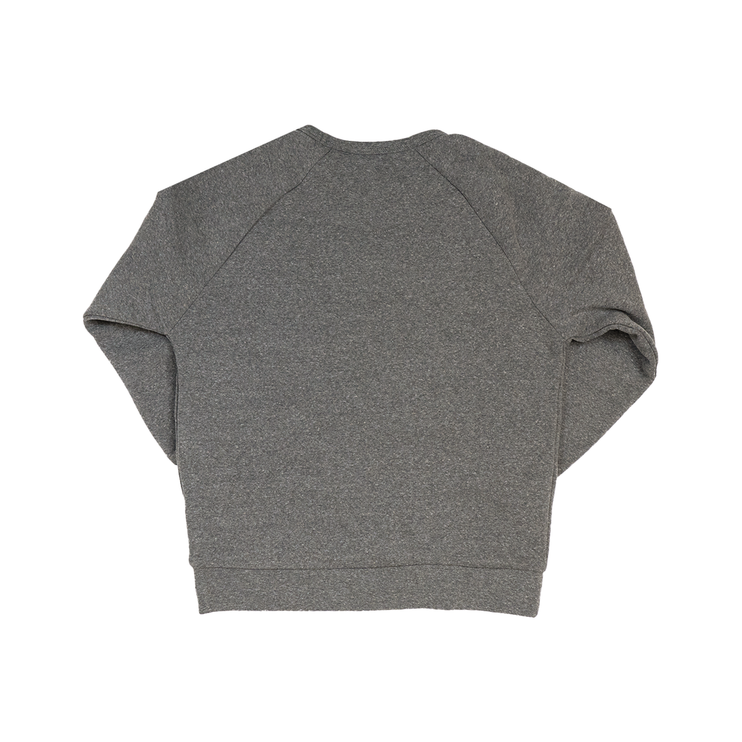 Junior Sweatshirt | Sportiqe 'Lil Harmon' Crew Neck - Gray/Club Text Applique