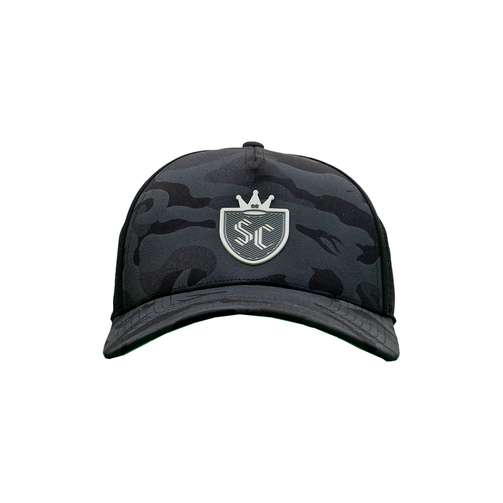 Hat | American Needle 'Camo Super Tech' - Black/SC Royal Shield