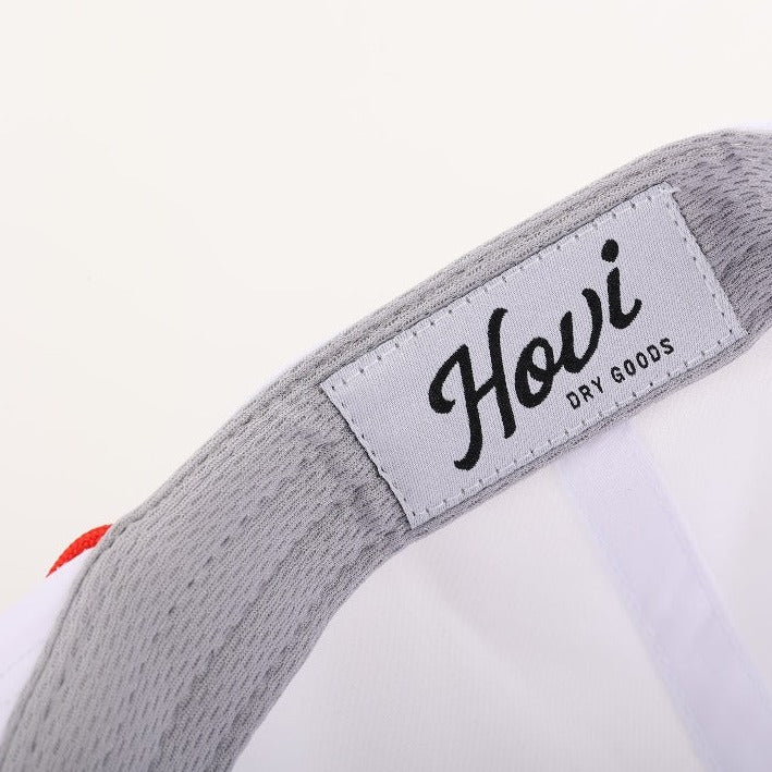 Junior Hat | Hovi Dry Goods 'Junior Rope' - White/Red/Beaver Shield