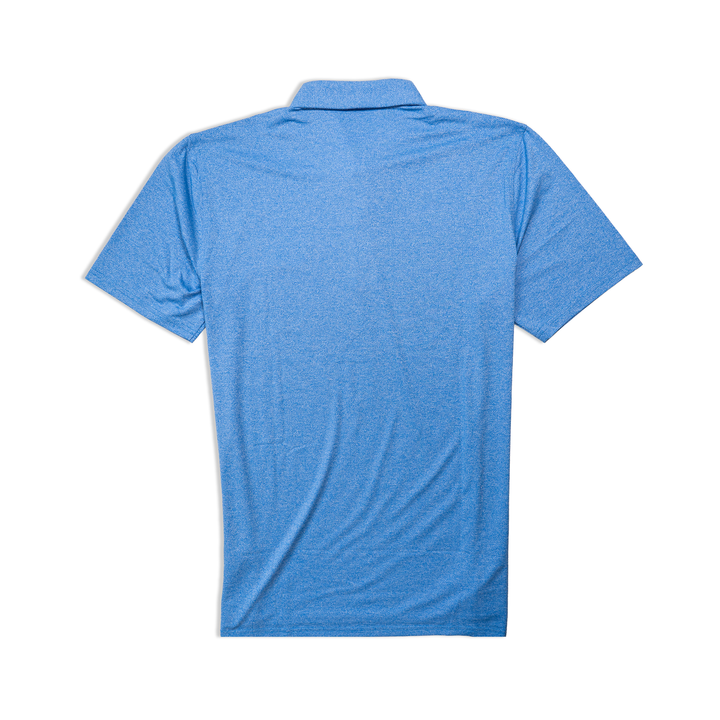 Men's Polo | Holderness & Bourne 'The Bradley' - Heathered Marlin Blue