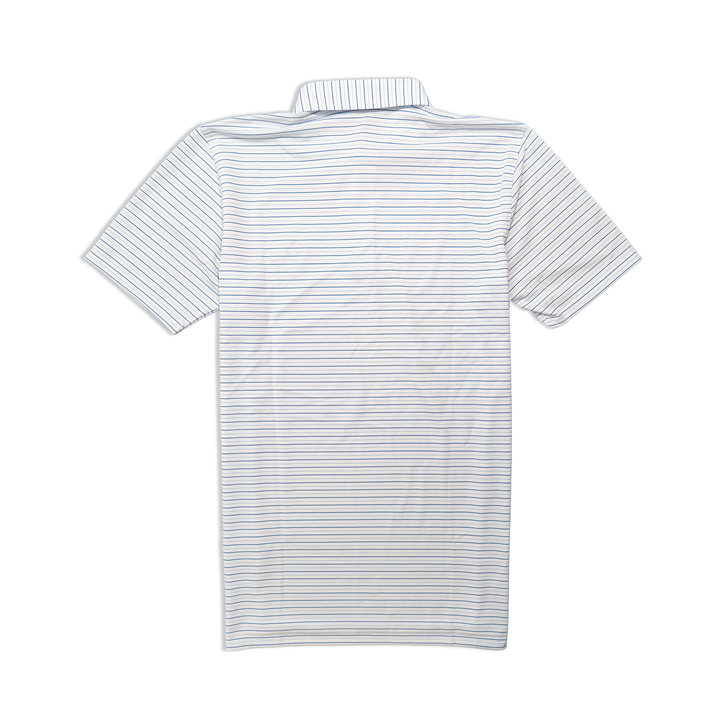 Men's Polo | Holderness & Bourne 'The Gibson' - White/Skye/Marlin Blue
