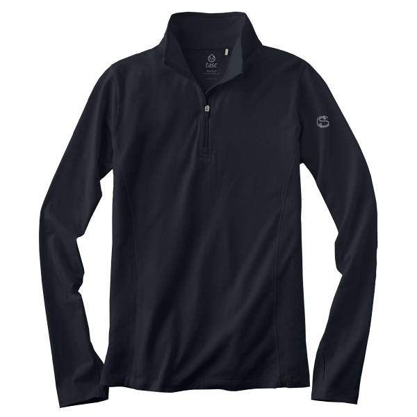 Women's Pullover | tasc 'Recess 1/4 Zip' - Black/SC